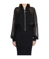 Rick Owens Organza Jacket Flight Jacket