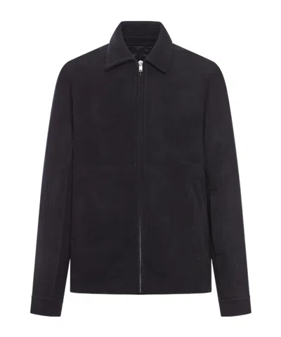 Rick Owens Long Sleeve Casual Jacket In Black