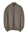 Rick Owens Long Sleeve Casual Jacket In Gray