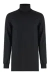 Rick Owens Black Concordians Oversized Turtle Sweater In Black