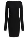 Rick Owens Wool Sheath Dress With Cut-out