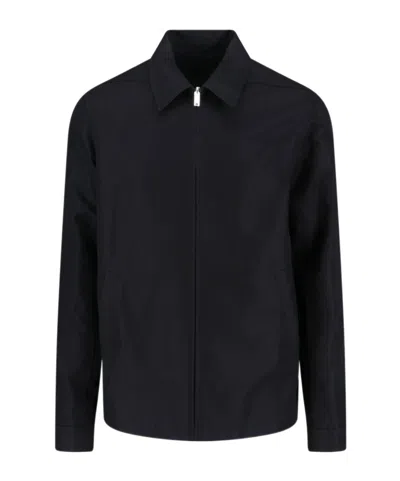 Rick Owens Long Sleeve Jacket In Black