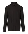 Rick Owens Man Shirt Black Size 44 Virgin Wool In Black
