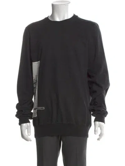 Pre-owned Rick Owens Long Sleeve Shirt In Gray