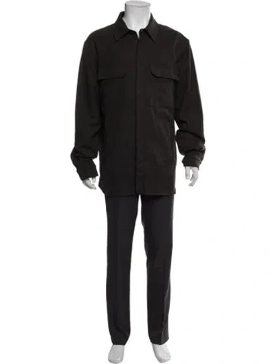 Pre-owned Rick Owens Long Sleeve Shirt In Green