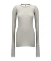 Rick Owens Ribbed Crew Neck Long Sleeve T-shirt