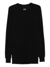 Rick Owens Black Baseball T Sweatshirt In Black