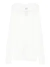 Rick Owens Seam-detail Cotton Sweatshirt In White