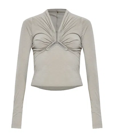 RICK OWENS RICK OWENS PLEATED TOP