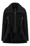 Rick Owens Long-sleeved Casual Jacket In Black