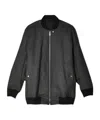 Rick Owens Long-sleeved Casual Jacket In Black