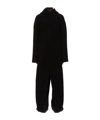 Rick Owens Long-sleeved Coat In Black