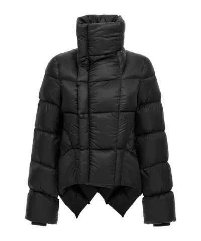Rick Owens Long-sleeved Cotton Jacket In Black