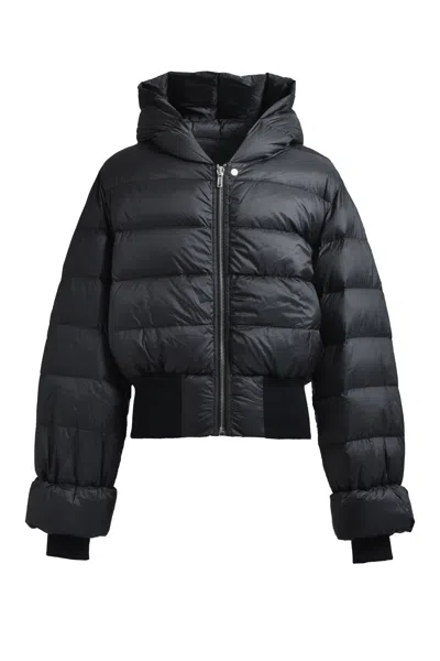 RICK OWENS LONG-SLEEVED DOWN JACKET