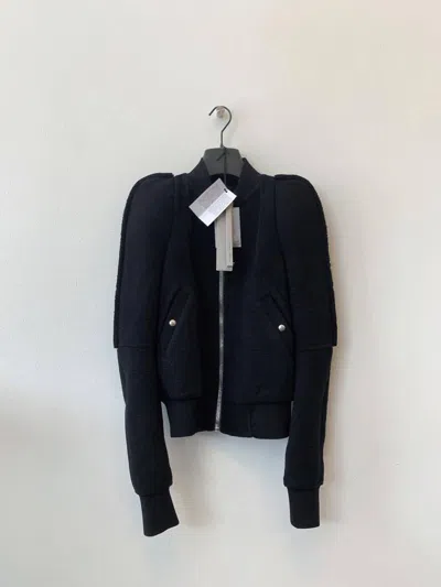 Rick Owens Long-sleeved Jacket In Black