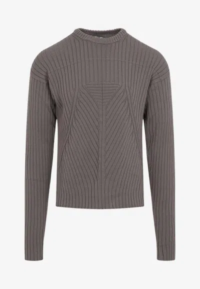 RICK OWENS LONG-SLEEVED KNIT SWEATER