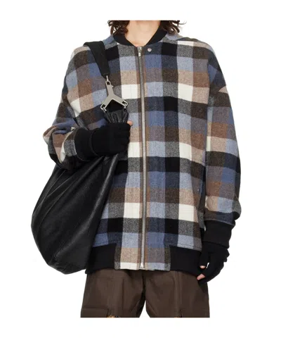 Rick Owens Long-sleeved Pilot Jacket In Black