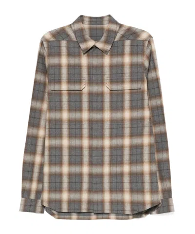 Rick Owens Long-sleeved Shirt In Nude