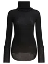 Rick Owens Long-sleeved Sweater In Animal Print