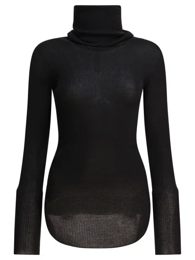 Rick Owens Long-sleeved Sweater In Animal Print