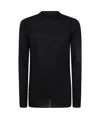 Rick Owens Men Level Turtle Neck Sweater In Black