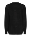 Rick Owens Long-sleeved Sweater In Black