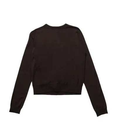 Rick Owens Long-sleeved Sweater In Black