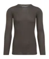 Rick Owens Long-sleeved Sweater In Black