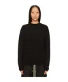 Rick Owens Black Concordians Tommy Ls Sweater In Black
