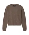 Rick Owens Long-sleeved Sweater In Brown