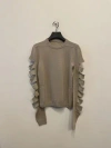 Rick Owens Long-sleeved Sweater In Brown