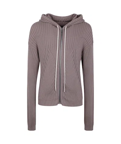 Rick Owens Long-sleeved Sweater In Gray