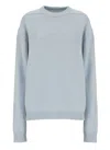 Rick Owens Long-sleeved Sweater In Gray
