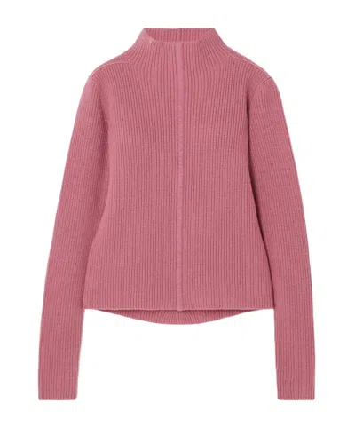 Rick Owens Long-sleeved Sweater In Pink