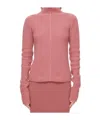 Rick Owens Long-sleeved Sweater In Pink