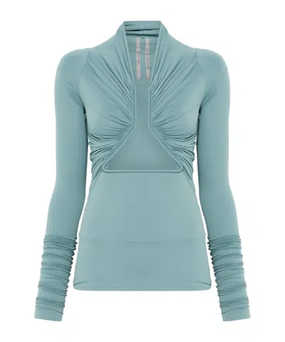 Rick Owens Long-sleeved T-shirt In Blue