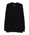 Rick Owens Black Baseball T Sweatshirt In Blue