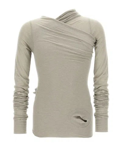 RICK OWENS HOLLYWOOD BANANA LONG-SLEEVED T-SHIRT