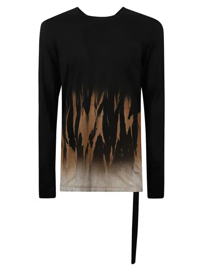 Rick Owens Long-sleeved T-shirt In Multicolor