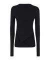 Rick Owens Longsleeves Babel Top In Black