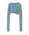 Rick Owens Long-sleeved Top In Blue
