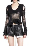 Rick Owens Knitwear In Black