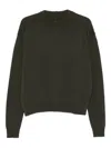 Rick Owens Long-sleeves Sweater In Green