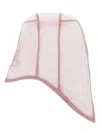 Rick Owens Long Tulle Beanie In Pink