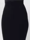 Rick Owens Long Wool Pillar Skirt Split