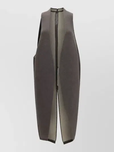Rick Owens Long Wool Vest