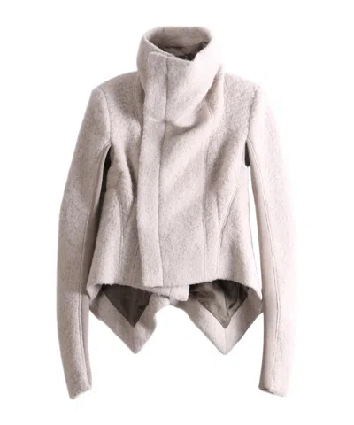 Rick Owens Long-sleeved Casual Jacket In Neutral