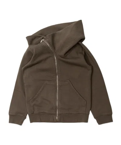 Rick Owens Long-sleeved Sweatshirt In Brown