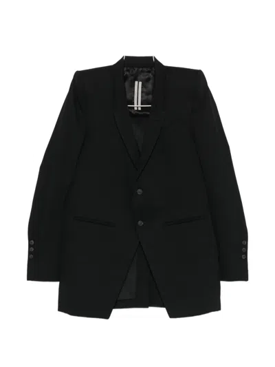 Rick Owens Long-sleeves Blazer In Black