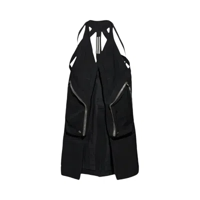 Pre-owned Rick Owens Lono Temple Vest 'black' | Men's Size 46